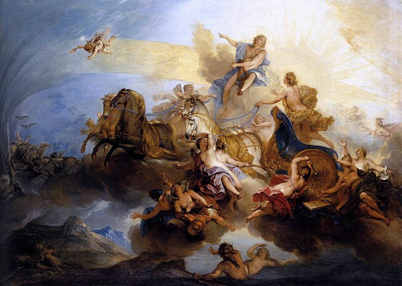 Nicolas Bertin (1667/1668-1736) Title: Phaéton on the Chariot of Apollo, Spiritual Chariot