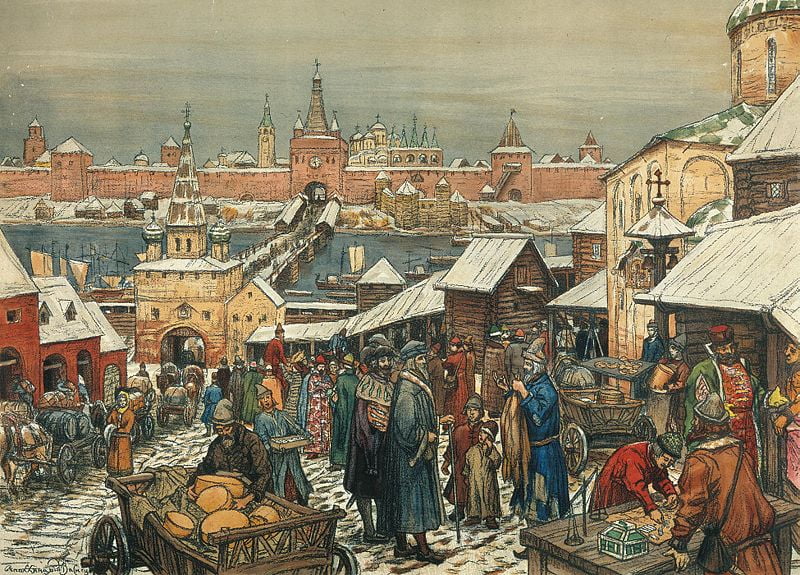 Apollinary Vasnetsov (1856-1933), Sample, City of Thieves