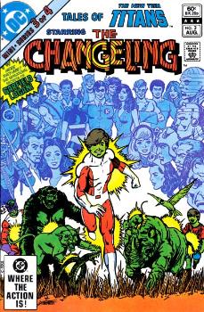 Cover of Tales of the New Teen Titans #3 (August 1982). Art by George Pérez.
