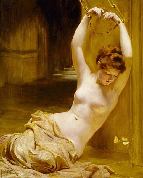George Hare (1857-1933) : The Gilded Cage, Dimensional Shackles