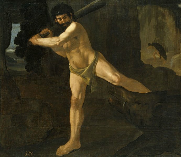  Francisco de Zurbarán  (1598–1664) Hercules and the Erymanthian Boar 