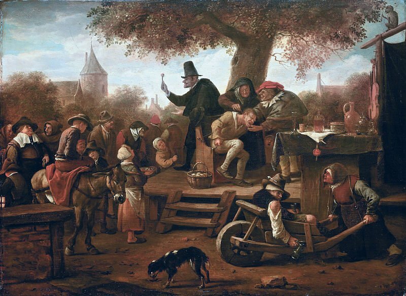 The quack Date 17th century Jan Steen (1625/1626-1679), Dealer