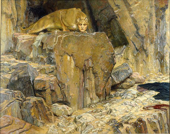 Georg von Rosen (1843-1923) The Sphinx, Gynosphinx