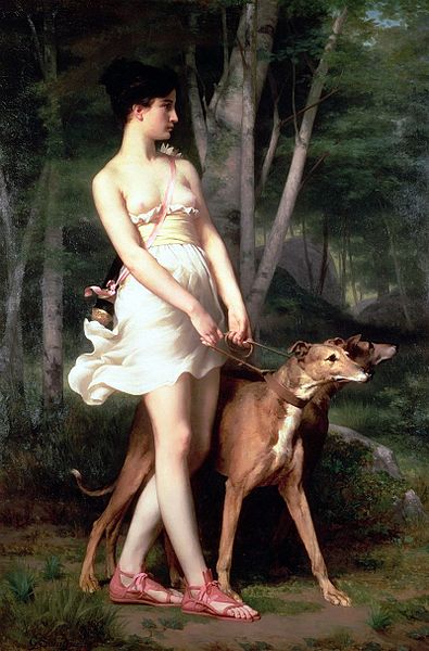 Gaston Casimir Saint-Pierre (1833-1916) Title : Diana the Huntress, Grove seneschal
