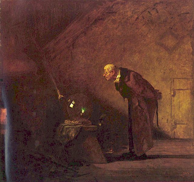 Carl Spitzweg (1808-1885) Der Alchimist