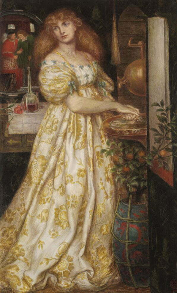  Dante Gabriel Rossetti  (1828–1882) Lucrecia Borgia