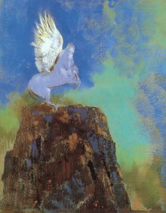 Odilon Redon (1840–1916) Pegasus, Date 1900
