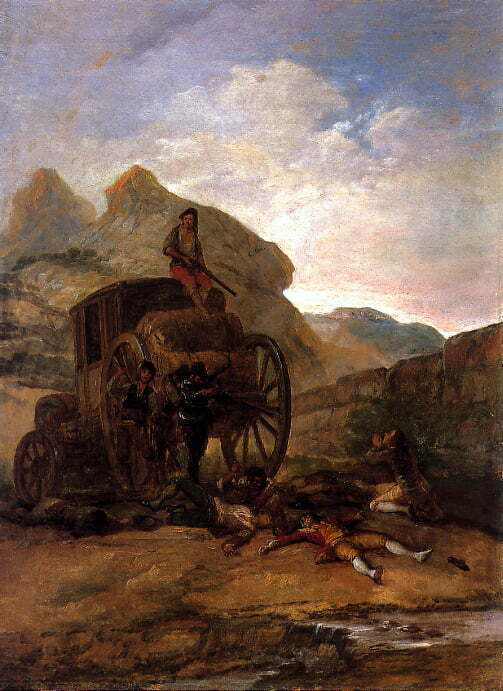 Francisco Goya  (1746–1828) Assault of Thieves