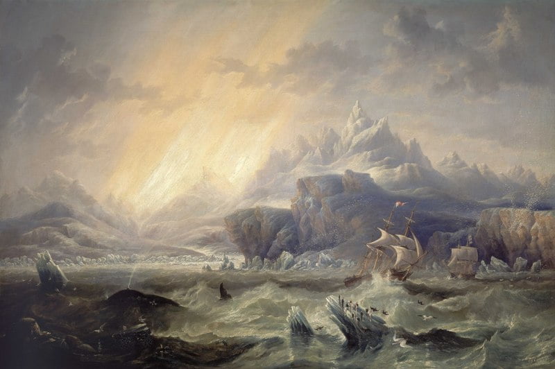 James Wilson Carmichael (1800–1868):: 'Erebus' and 'Terror' in the Antarctic