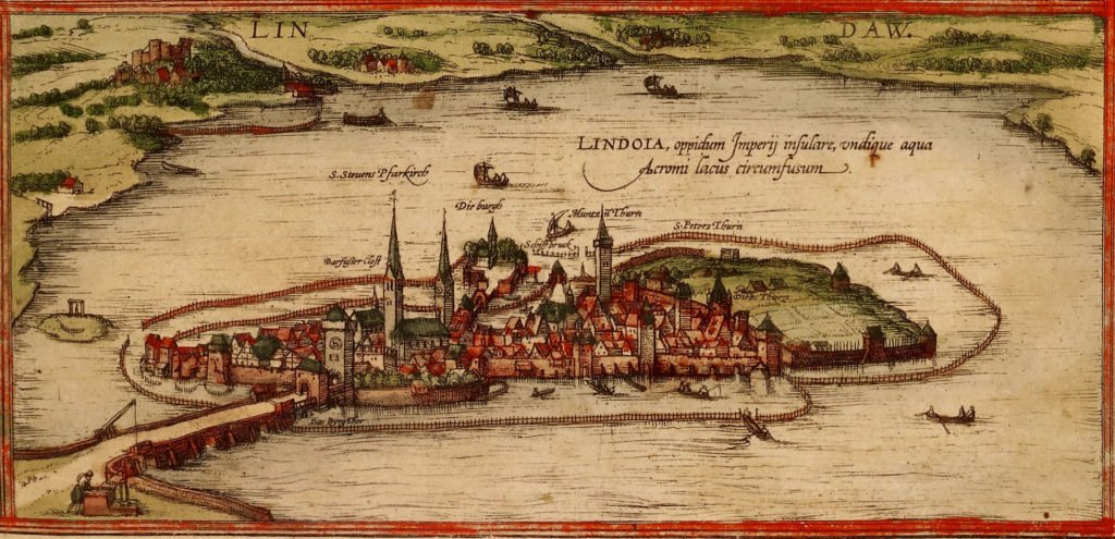 Lindau Stich nach Braun und Hogenberg
