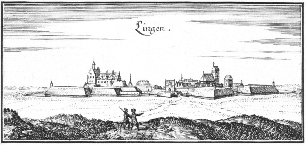 Lingen Kupferstich Merian