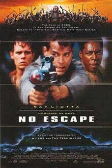Film poster for No Escape (1994 film) - Copyright 1994, Savoy Pictures, No Escape