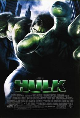 A poster of the film Hulk. (C) Universal Pictures, Hulk