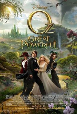 This is a poster for Oz: The Great and Powerful. The poster art copyright is believed to belong to Walt Disney Pictures. Oz the Great and Powerful