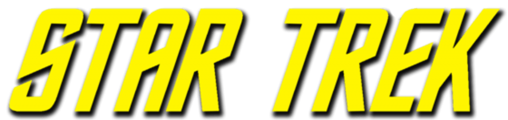 Logo as it appears in The Original Series, Star Trek