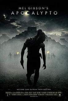 This is a poster for Apocalypto. The poster art copyright is believed to belong to the distributor of the film, the publisher of the film or the graphic artist. Apocalypto