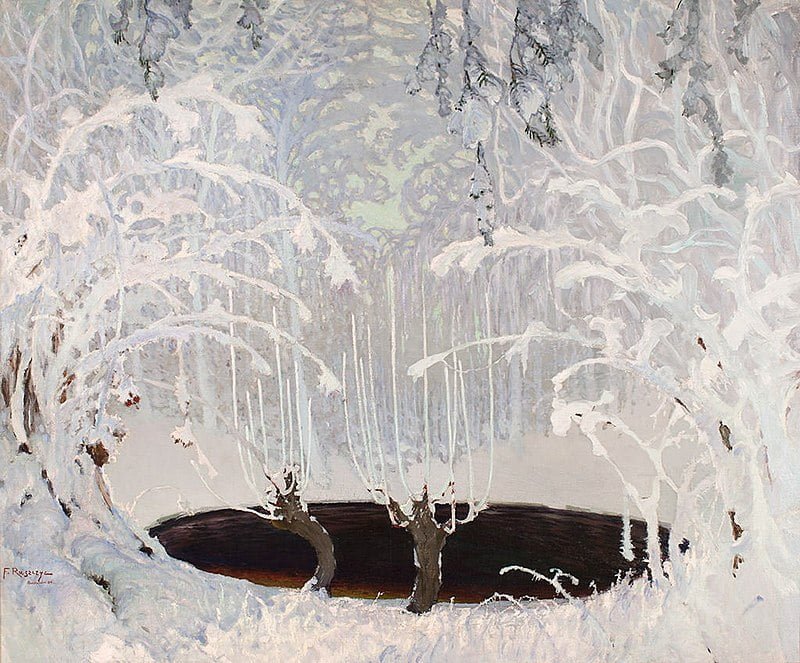 Bajka zimowa, Date 1904, Ferdynand Ruszczyc  (1870–1936) , Dabble Winter Magic
