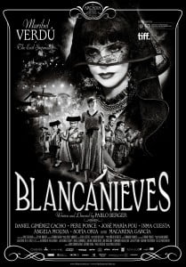 This is a poster for Blancanieves. The poster art copyright is believed to belong to the distributor of the film, Wanda, the publisher of the film or the graphic artist. Blancanieves