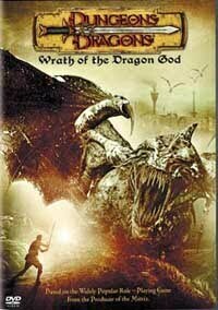 This is the cover art of Dungeons & Dragons: Wrath of the Dragon God. The cover art copyright is believed to belong to the distributor, Sci Fi Pictures original films Warner Home Video (DVD), the publisher of the video or the studio which produced the video. Wrath of the Dragon God