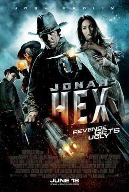 This is a poster for Jonah Hex. The poster art copyright is believed to belong to the distributor of the film, Warner Bros. Pictures, the publisher of the film or the graphic artist.