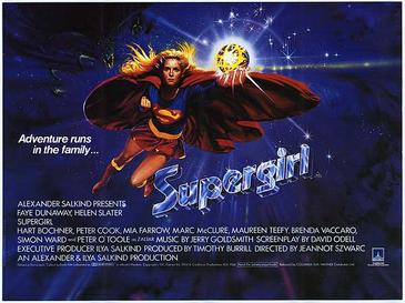 British film poster, Supergirl