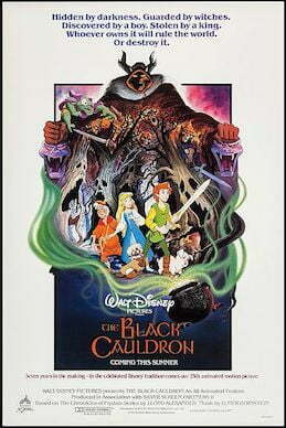 This is a poster for The Black Cauldron (film). The poster art copyright is believed to belong to Disney Enterprises, Inc.. 
