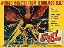 The Giant Claw, Theatrical release half-sheet display poster