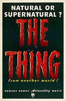 Theatrical release poster, The Thing from Another World