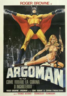 This is a poster for Argoman the Fantastic Superman. The poster art copyright is believed to belong to the distributor of the film, the publisher of the film or the graphic artist.
