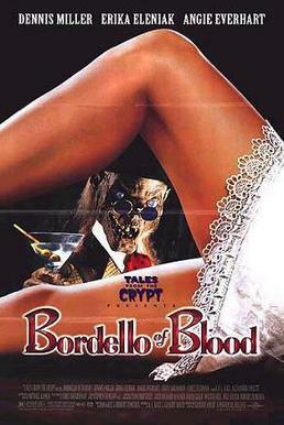 Bordello of Blood, This is a poster for Tales from the Crypt Presents: Bordello of Blood. The poster art copyright is believed to belong to the distributor of the film, Universal Pictures, the publisher of the film or the graphic artist.