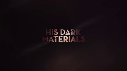 This is a logo, title-card, or title-screen owned by BBC / HBO for His Dark Materials (TV series).