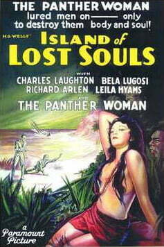 Poster for the film "Island of Lost Souls" 1933