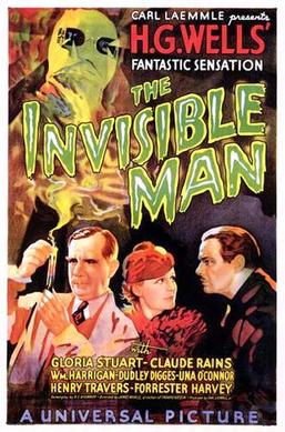 Theatrical release poster, The Invisible Man