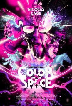 Color Out of Space, This is a poster for Color Out of Space. The poster art copyright is believed to belong to the distributor of the item promoted, the publisher of the item promoted or the graphic artist.