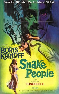 This is a poster for Isle of the Snake People. The poster art copyright is believed to belong to the distributor of the film, Columbia Pictures, the publisher of the film or the graphic artist.