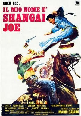 This is a poster for The Fighting Fist of Shanghai Joe. The poster art copyright is believed to belong to the distributor of the film, the publisher of the film or the graphic artist.