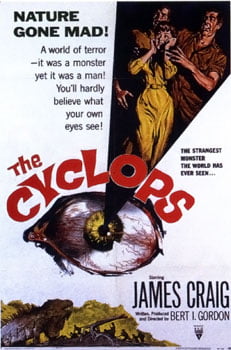 Theatrical release poster, The Cyclops