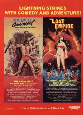 This is a poster for The Lost Empire. The poster art copyright is believed to belong to the distributor of the item promoted, JGM Enterprises, the publisher of the item promoted or the graphic artist.