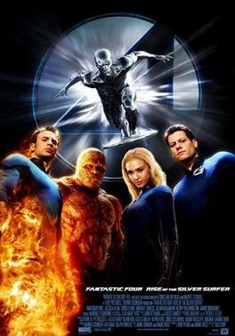 This is a poster for Fantastic Four: Rise of the Silver Surfer. The poster art copyright is believed to belong to 20th Century Fox. Fantastic Four