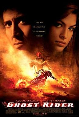 A poster of the film Ghost Rider. (c) Columbia Pictures