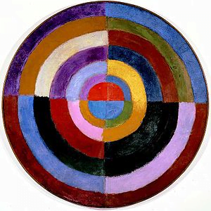 The Planes, Robert Delaunay, 1912-1913, Premier Disque, 134 cm (52.7 inches) Private collection