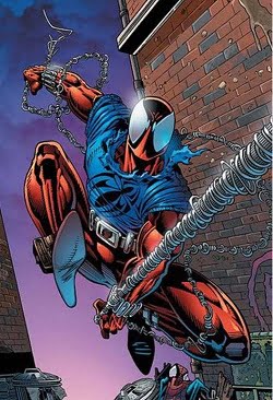 Artwork for the cover of Web of Scarlet Spider 1 (November 1995 Marvel Comics) Art by Steven Butler, Scarlet Spider