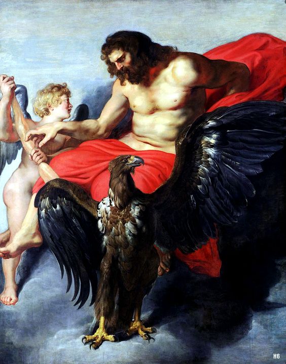 Peter Paul Rubens (1577–1640)  Cupid Supplicating Jupiter, Contact Other Plane