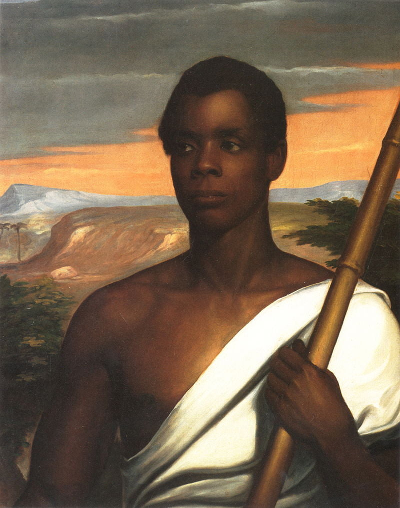 Portrait of Sengbe Pieh (Joseph Cinqué) by Nathaniel Jocelyn. Date(1840) Original held by the New Haven Colony Historical Society, New Haven, CT Fighter, Tribesman