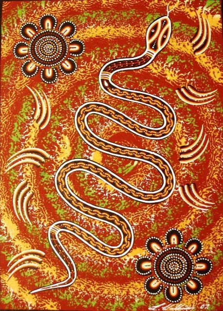 Rainbow Serpent Dreaming- by Lorraine Williams, Julunggali