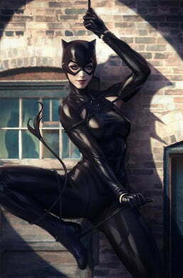 Catwoman, as depicted by artist Stanley Lau