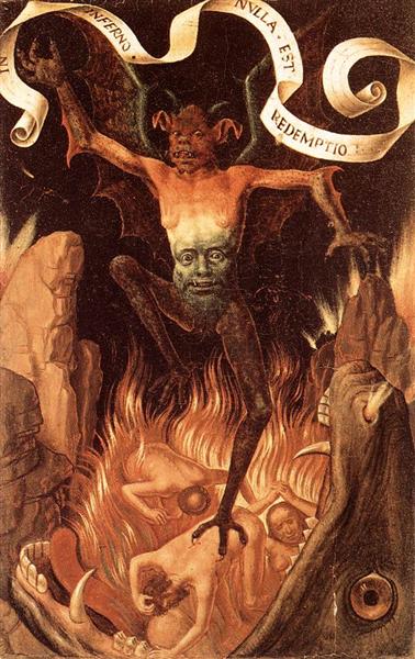Summoning a Power of Hell Hell around 1485 Hans Memling
