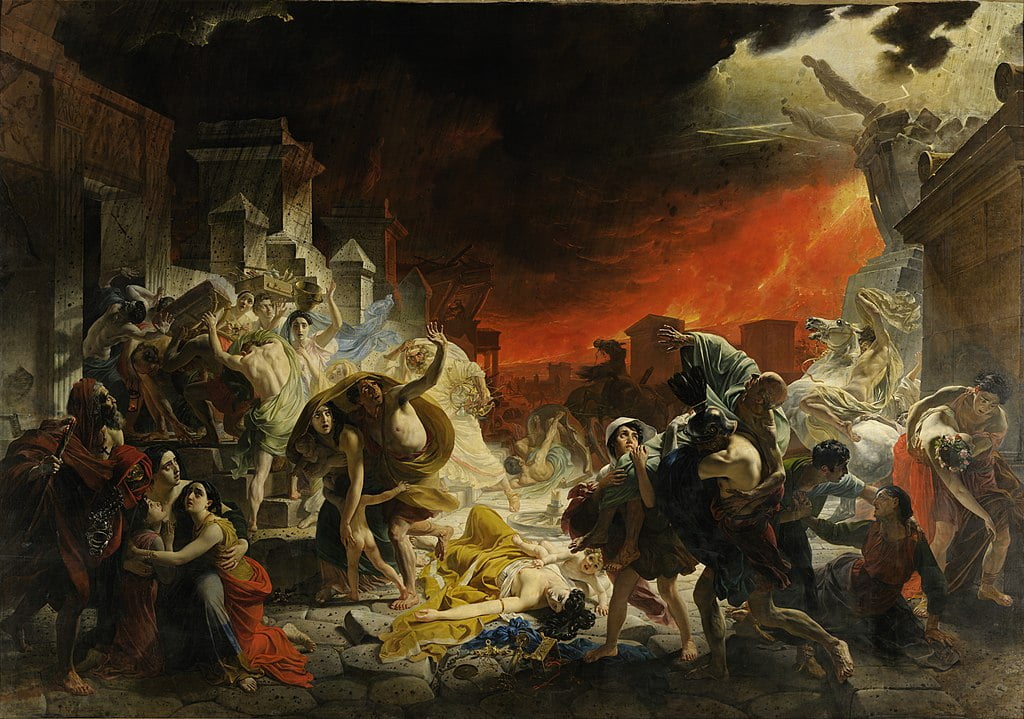 Italian History, Karl Briullov (1799–1852) The Last Day of Pompeii.