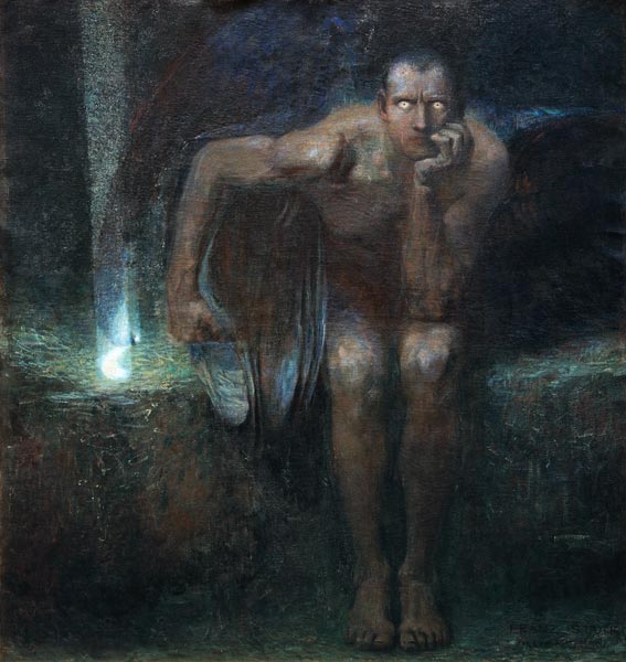 Franz von Stuck, Lucifer Date: 1890, Malefircarim