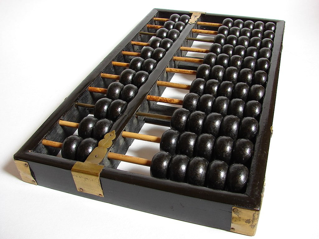 Chinese abacus, Abacus